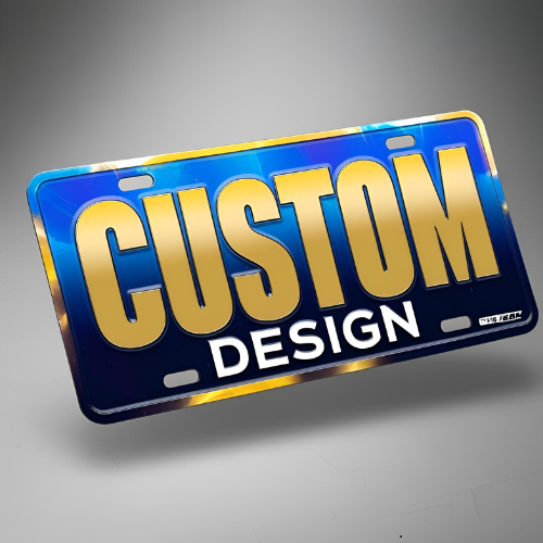 Custom Design License Plate